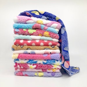 Super Soft Sugar Glider Blankets | Bonding Blankets | Nesting Material For Guinea Pigs, Hedgehogs, Rodents, Birds, Kittens, Small Animals