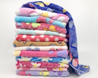 Super Soft Sugar Glider Blankets | Bonding Blankets | Nesting Material For Guinea Pigs, Hedgehogs, Rodents, Birds, Kittens, Small Animals