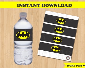 Batman Party Bags/ Batman FAVOR BAGS/ Batman Birthday Party | Etsy