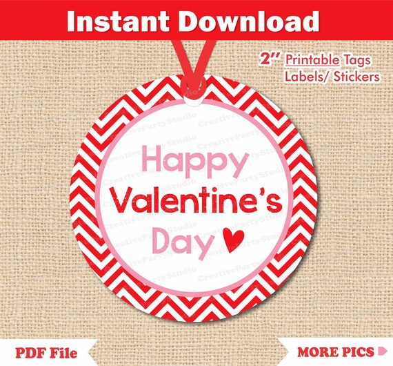 Happy Valentine S Day Labels Happy Valentine S Day Stickers