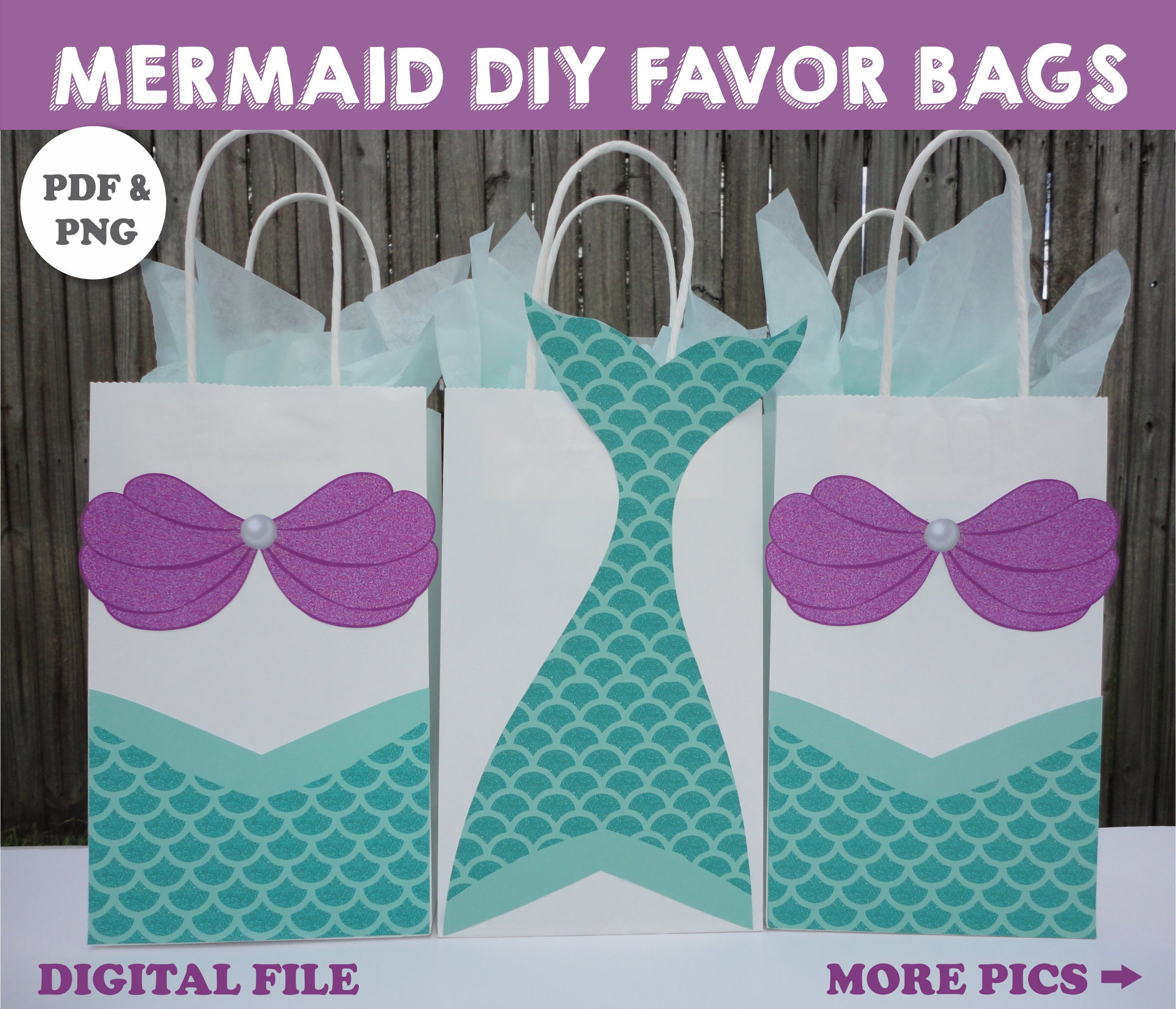 Mermaid Party Bags
 Mermaid FAVOR BAGS Mermaid Party Bags Mermaid Birthday