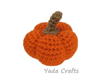 Citrouille au crochet | Amigurumi en peluche en peluche | Jeu de simulation alimentaire | Balle anti-stress | Hochet | cadeau enfant | Montessori | Sapin de Noël