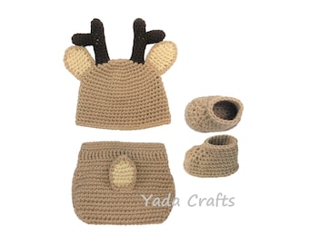 baby boy moose outfit