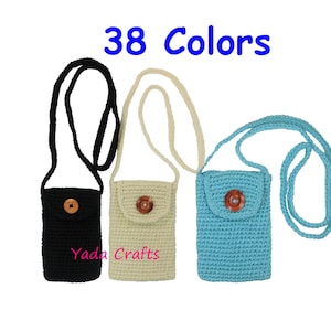 Crochet Cell phone purse - cell phone bag - Crossbody purse - Phone pouch - crossbody bag - Handmade Bag - gift phone bag -Small Purse - Bag