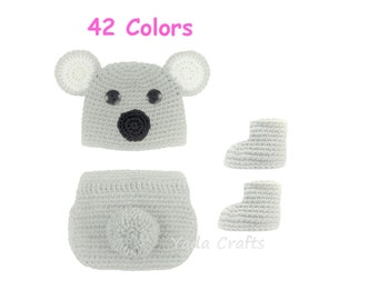 Newborn koala bear hat/ bear hat/ koala hat/ baby koala hat/ newborn baby hat/ newborn bear hat/newborn photo props/children/baby shower