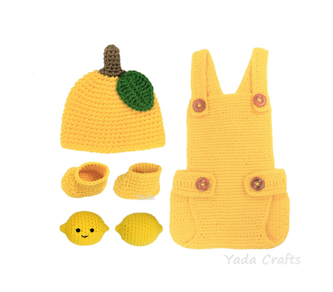 Lemon Baby Outfit Newborn Outfit Citrus Outfit Lemon Hat Halloween ...