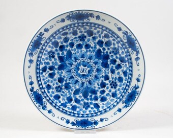 Delft blue plate 1981 De Porceleyne Fles Royal Delft plate Handpainted wallplate Delft blue ware 9.8 inches