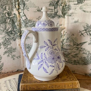 Coffeepot or Teapot - Societe Ceramique - Decor Saigon, 1885 - 1910 image 4