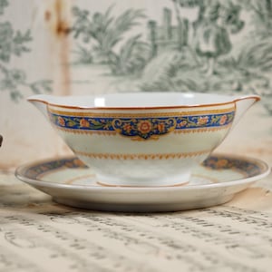 Porcelain Sauce Bowl - UC Limoges - 1930s