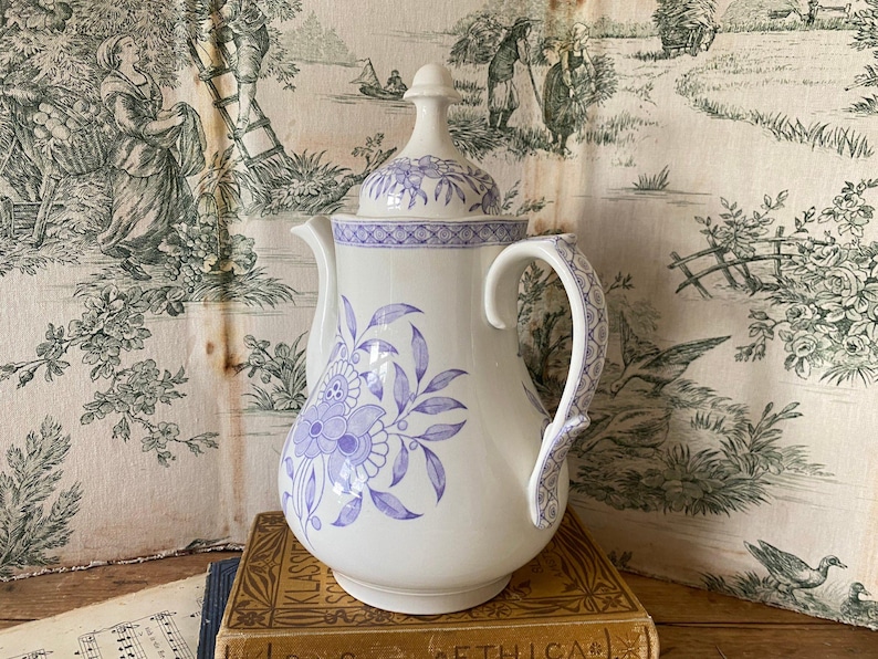 Coffeepot or Teapot - Societe Ceramique - Decor Saigon, 1885 - 1910 image 2