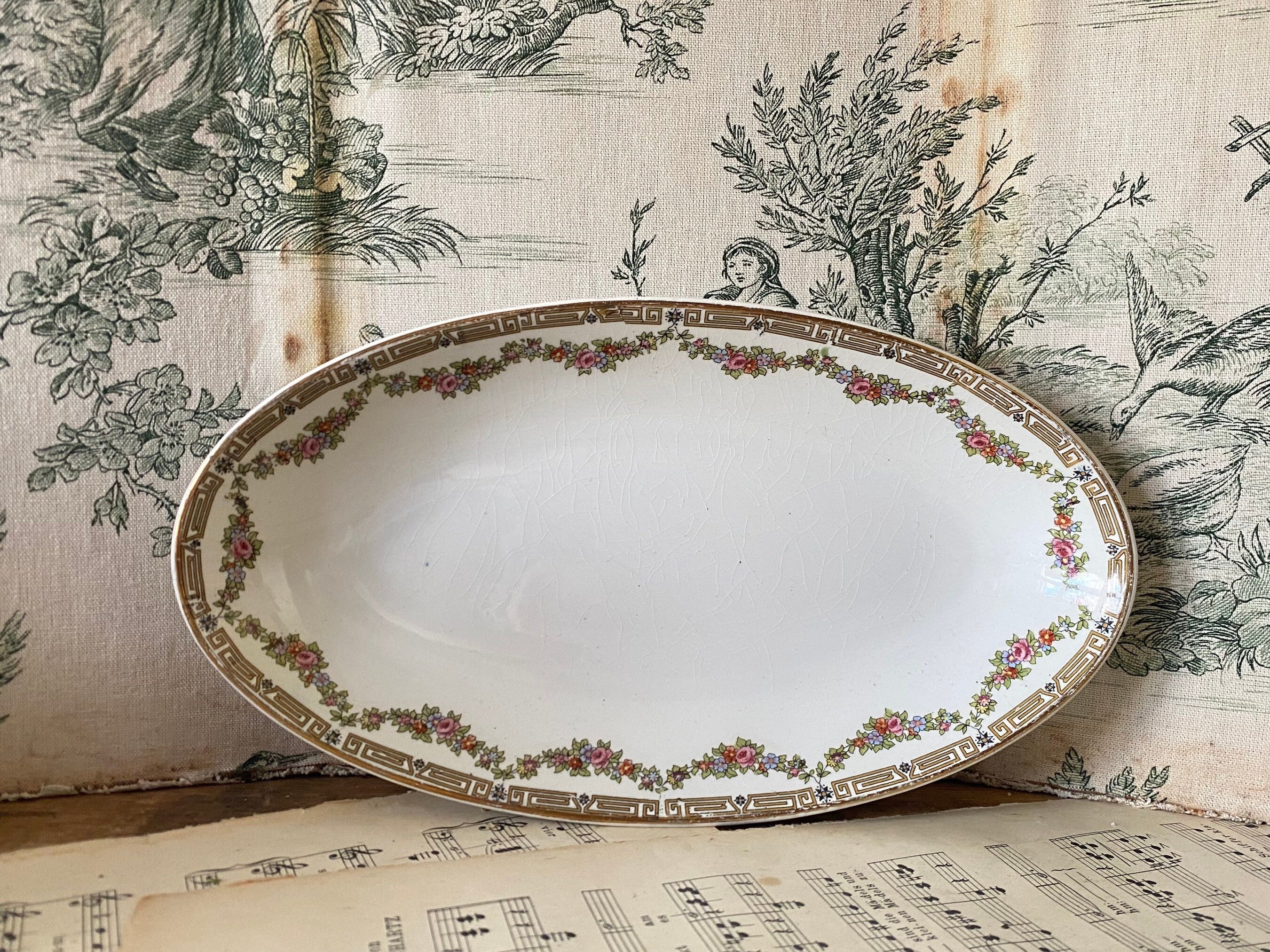 Antique Ravier - Societe Ceramique - Decor 437 , 1926