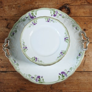Kuchenbesteck Rosenthal Iris Bavaria, Palais de Cristal Bruxelles, 9-teiliges Set