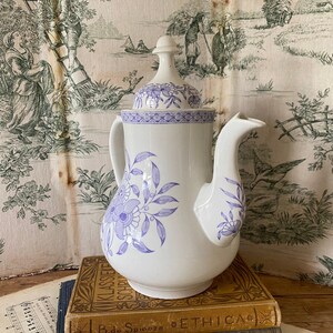 Coffeepot or Teapot - Societe Ceramique - Decor Saigon, 1885 - 1910 image 7