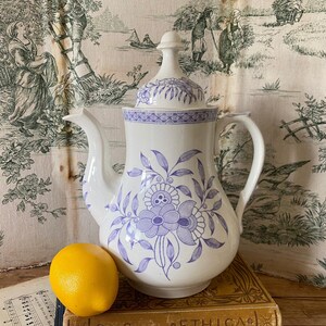 Coffeepot or Teapot - Societe Ceramique - Decor Saigon, 1885 - 1910 image 8
