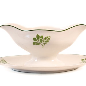 Sauce boat, gravy boat by Societe Ceramique, 1924