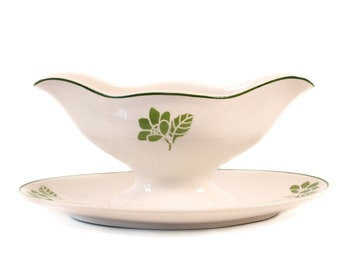 Sauce boat, gravy boat by Societe Ceramique, 1924