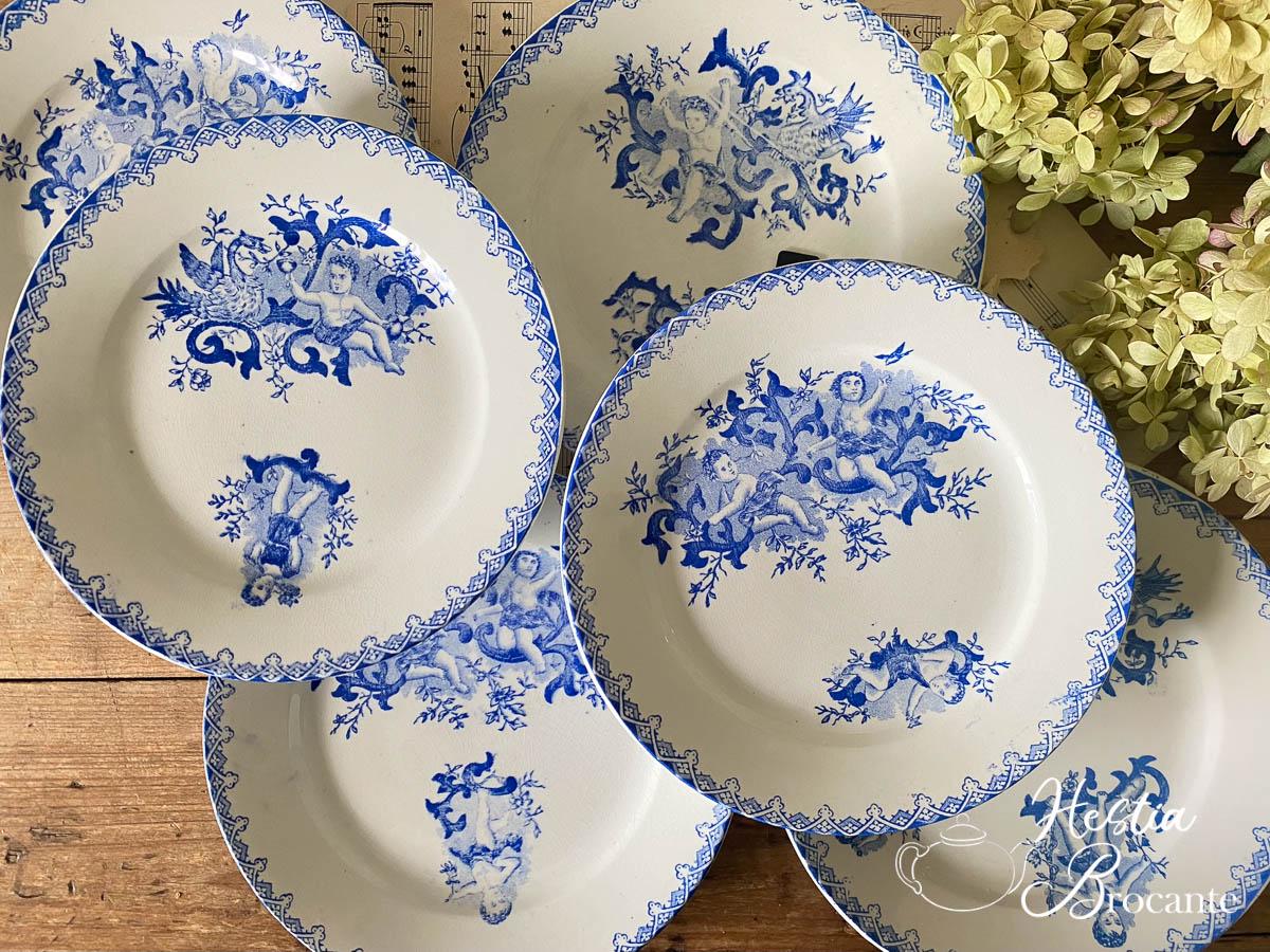 French bistro plates - Etsy 日本