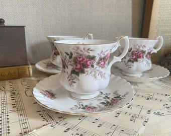 Royal Albert - Xícara de café e pires - Lavanda Rosa - PREÇO POR CONJUNTO