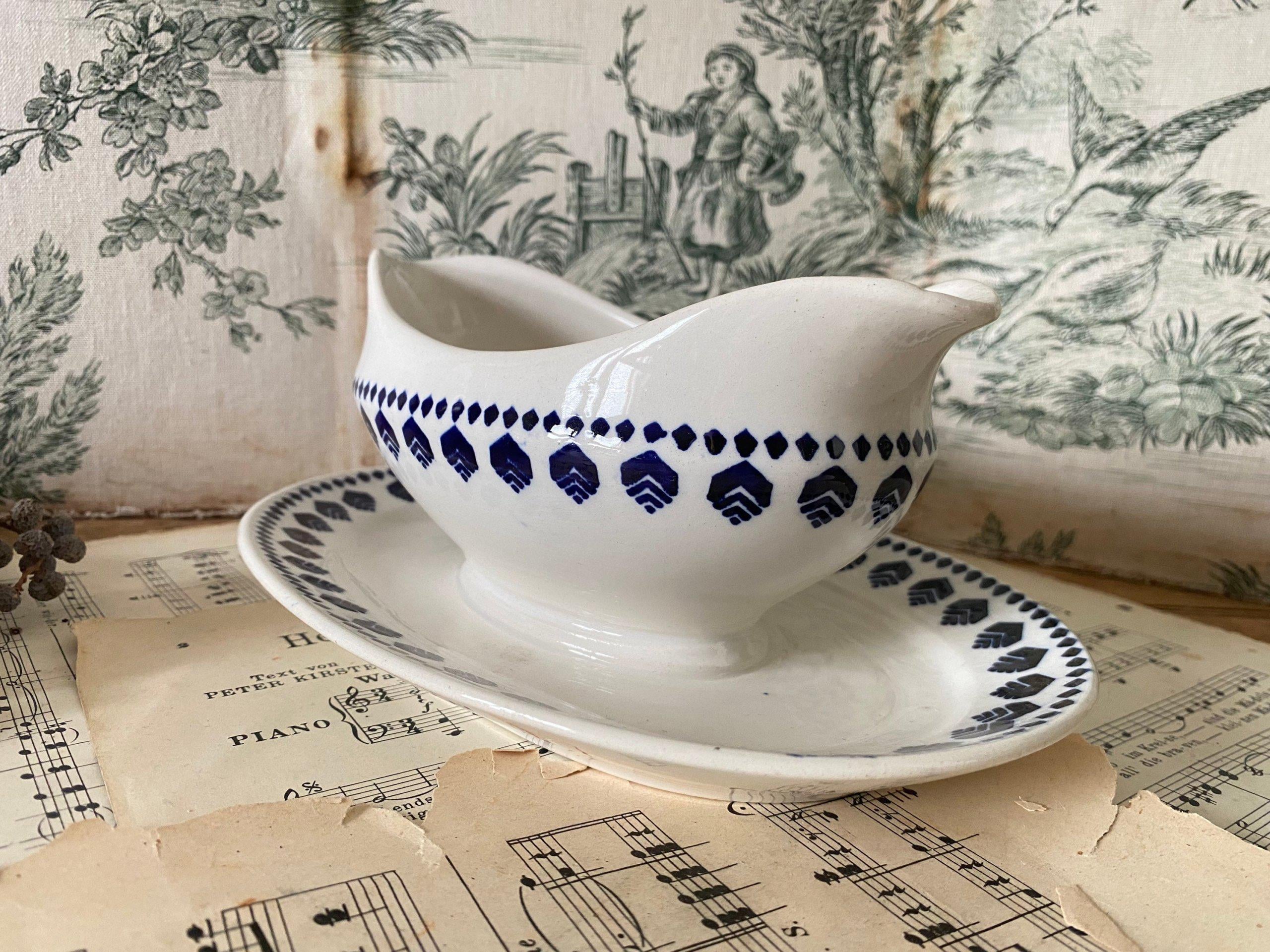 グレービーボート（アンダープレート付き） - ヴィッテンベルク - Etsy