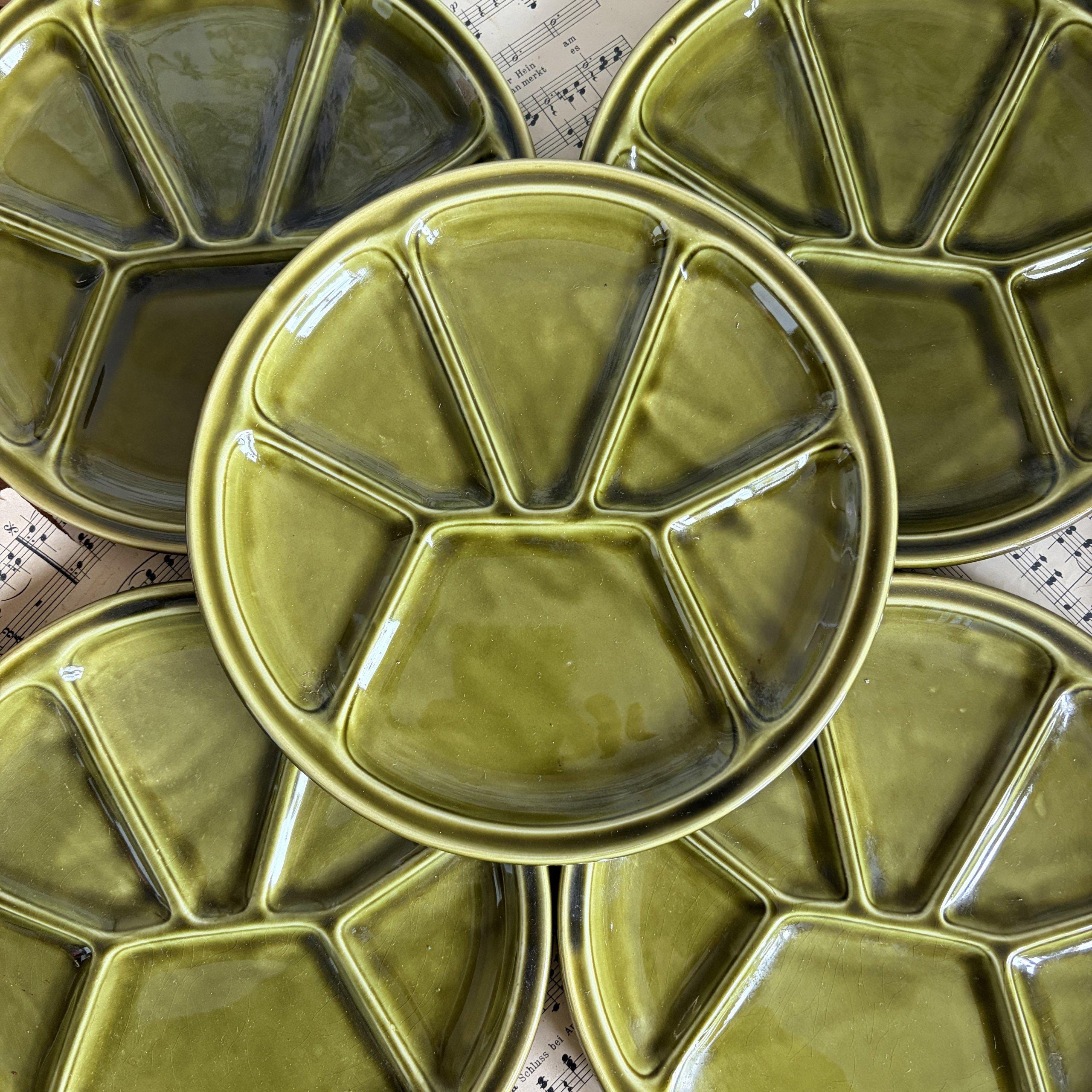 Gien fondue plates - Etsy 日本