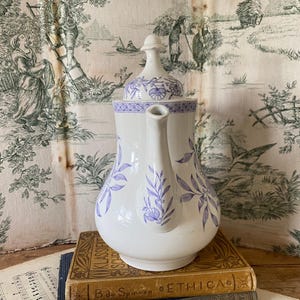 Coffeepot or Teapot - Societe Ceramique - Decor Saigon, 1885 - 1910 image 6