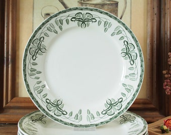 Antiek Dinerbord Societe Ceramique, Decor Houblon, 1900 - PRIJS PER STUK
