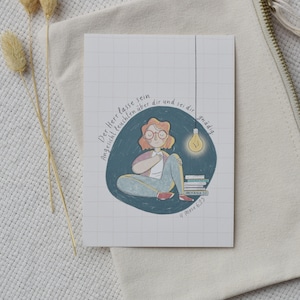 Postkarte 4 Mose 6,25 Gnade | Illustration Segenskärtchen Christlich Grußkarte Christus Bibelvers | ArtNr.: PK152025