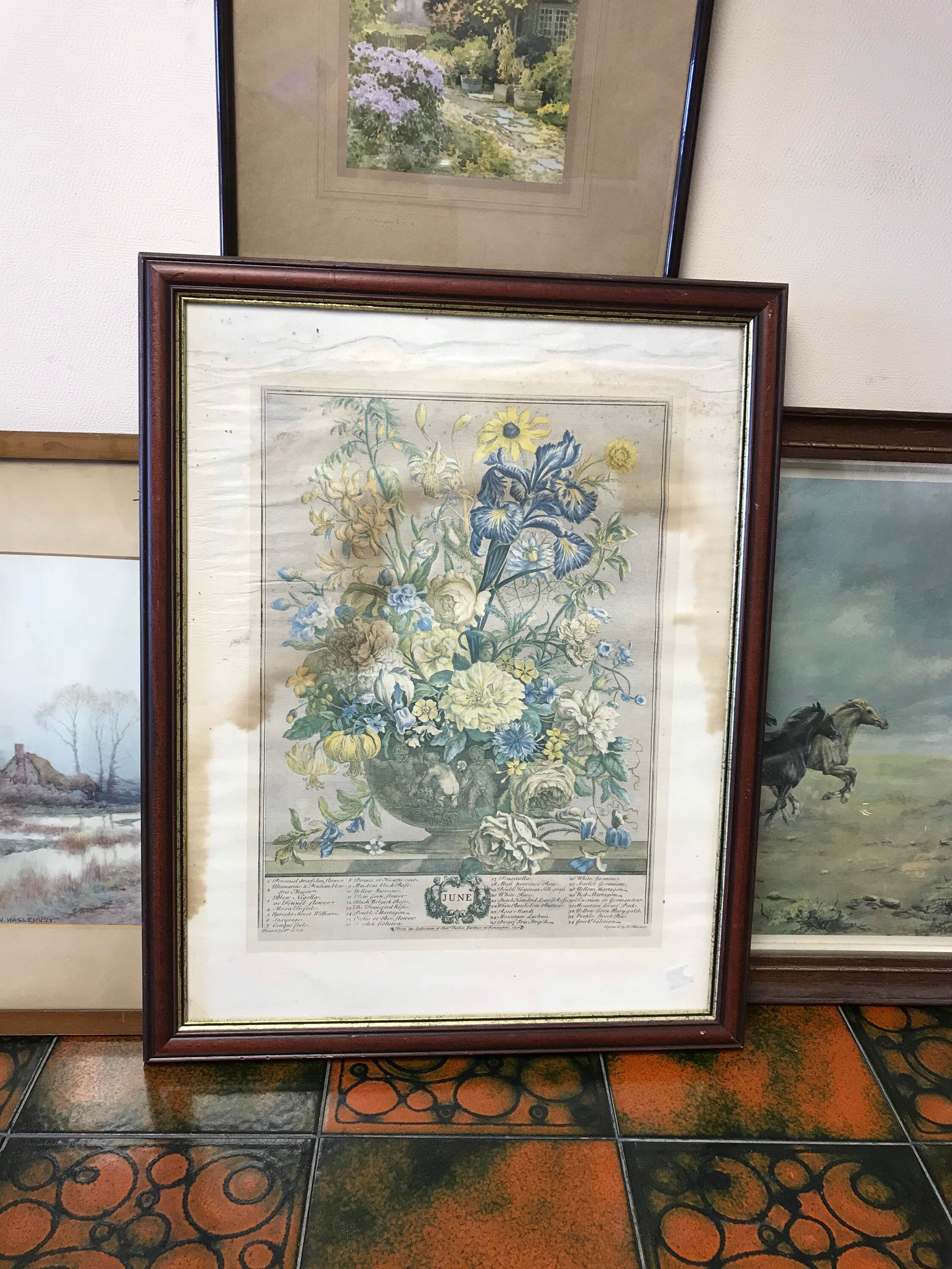 Collection job lot 4 wooden photo frames picture art artist Etsy