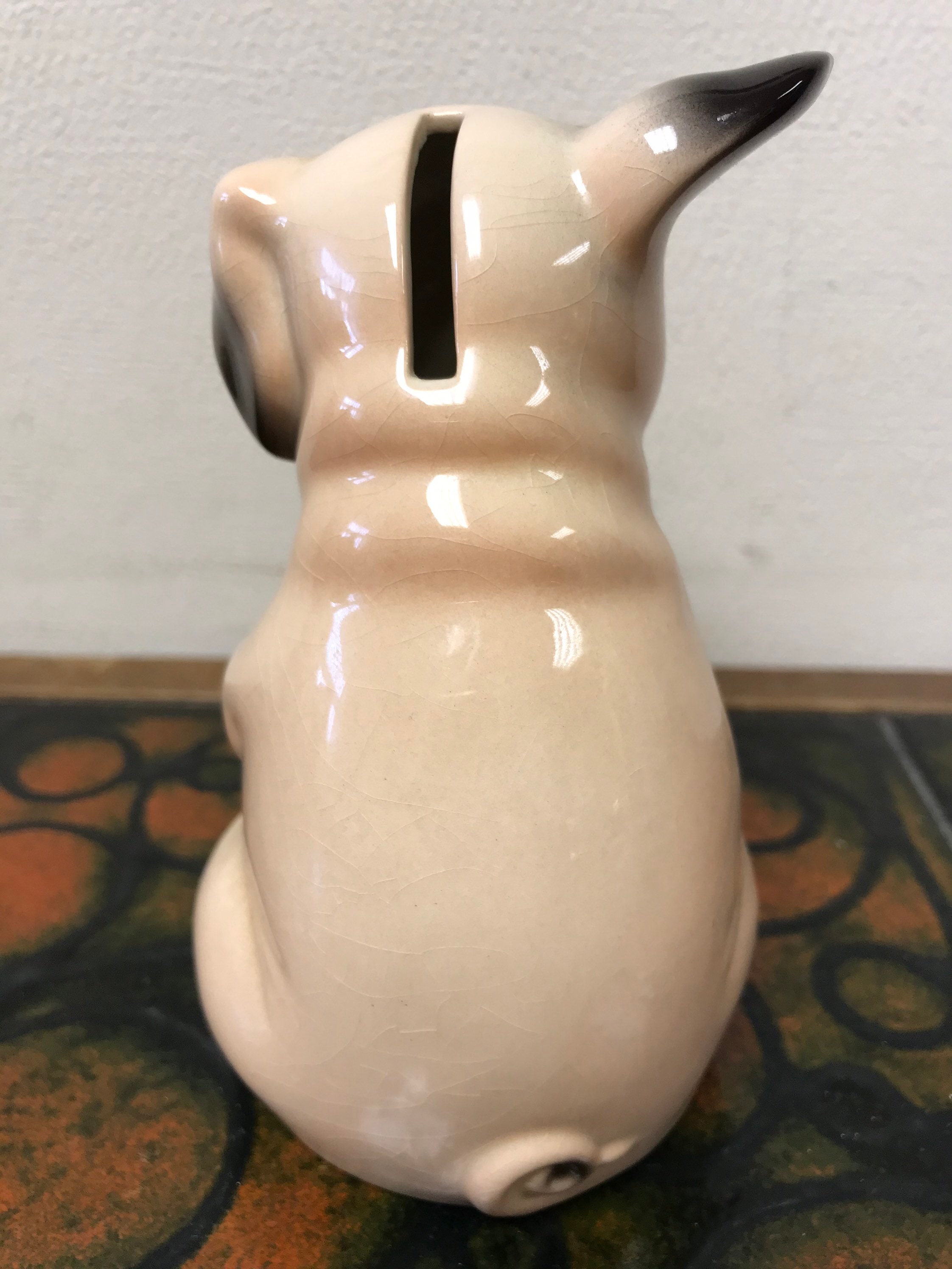 A rare W Goebel ceramic piggy bank from W Germany. Etsy