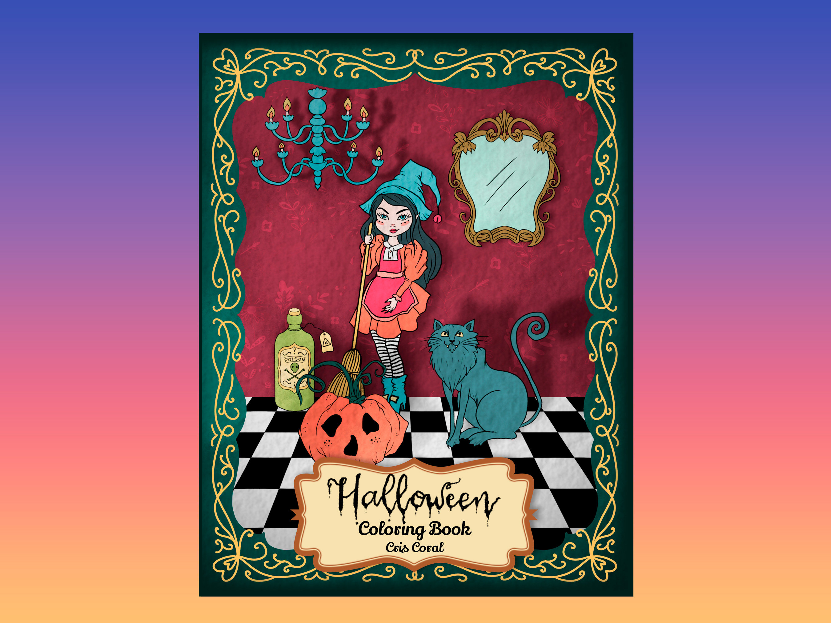 Halloween Coloring Book Pages Coloring Pages for Kids and Toddlers