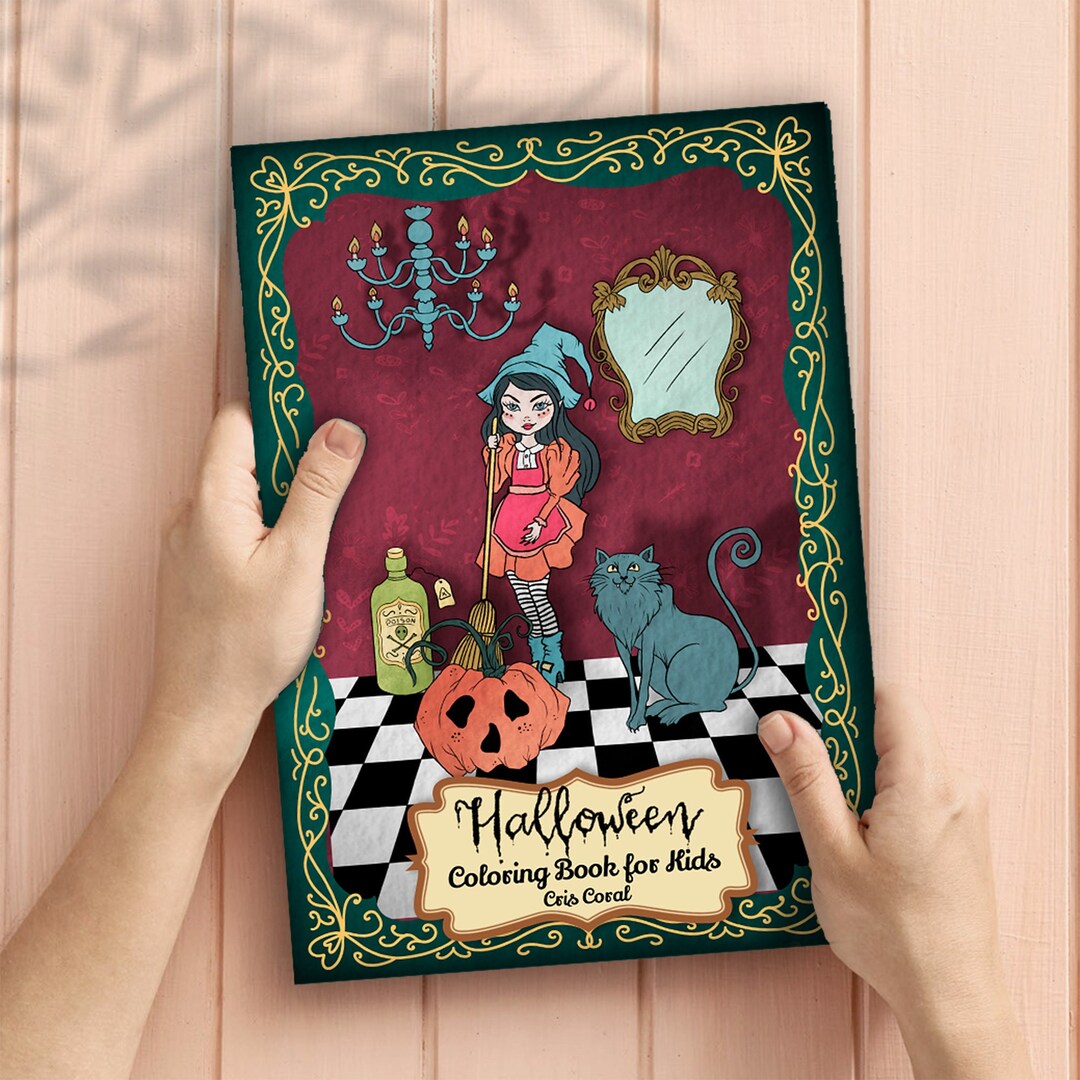 Halloween Coloring Book Pages Halloween coloring pages with book…