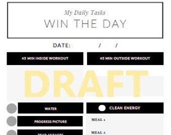 WIN THE DAY Task List