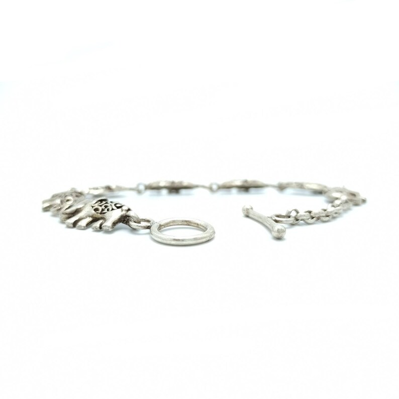 Elephant Bracelet in sterling silver Traditional Indian jewellery