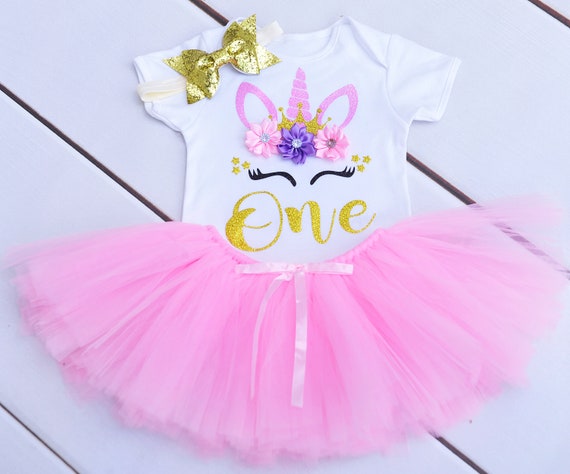 personalised baby girl 1st birthday outfit
