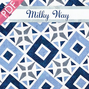 Milchstraße PDF-Quiltmuster zum Herunterladen von It&#39;s Sew Emma