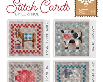 Bee in My Bonnet Stitch Cards Set H por Lori Holt de Bee in my Bonnet con It's Sew Emma #ISE-439