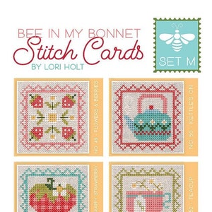 Bee in My Bonnet Stitch Cards Set M by Lori Holt von Bee in my Bonnet with It's Sew Emma #ISE-471