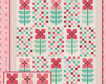 Simply Sweet Quilt and Pillow Downloadable PDF Pattern by Lori Holt of Bee in my Bonnet