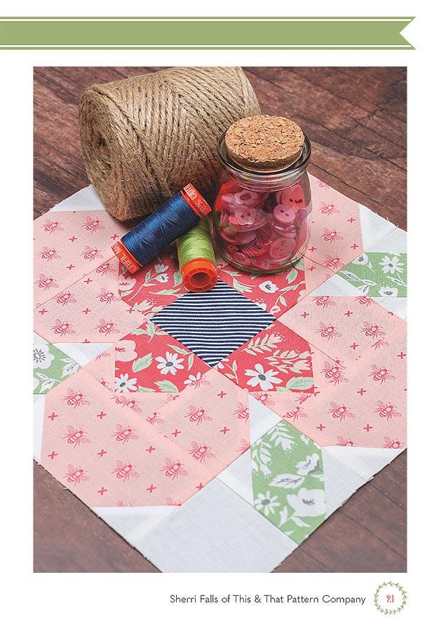 Garden Sampler Block of the Month Downloadable PDF Quilting Ebook by ...