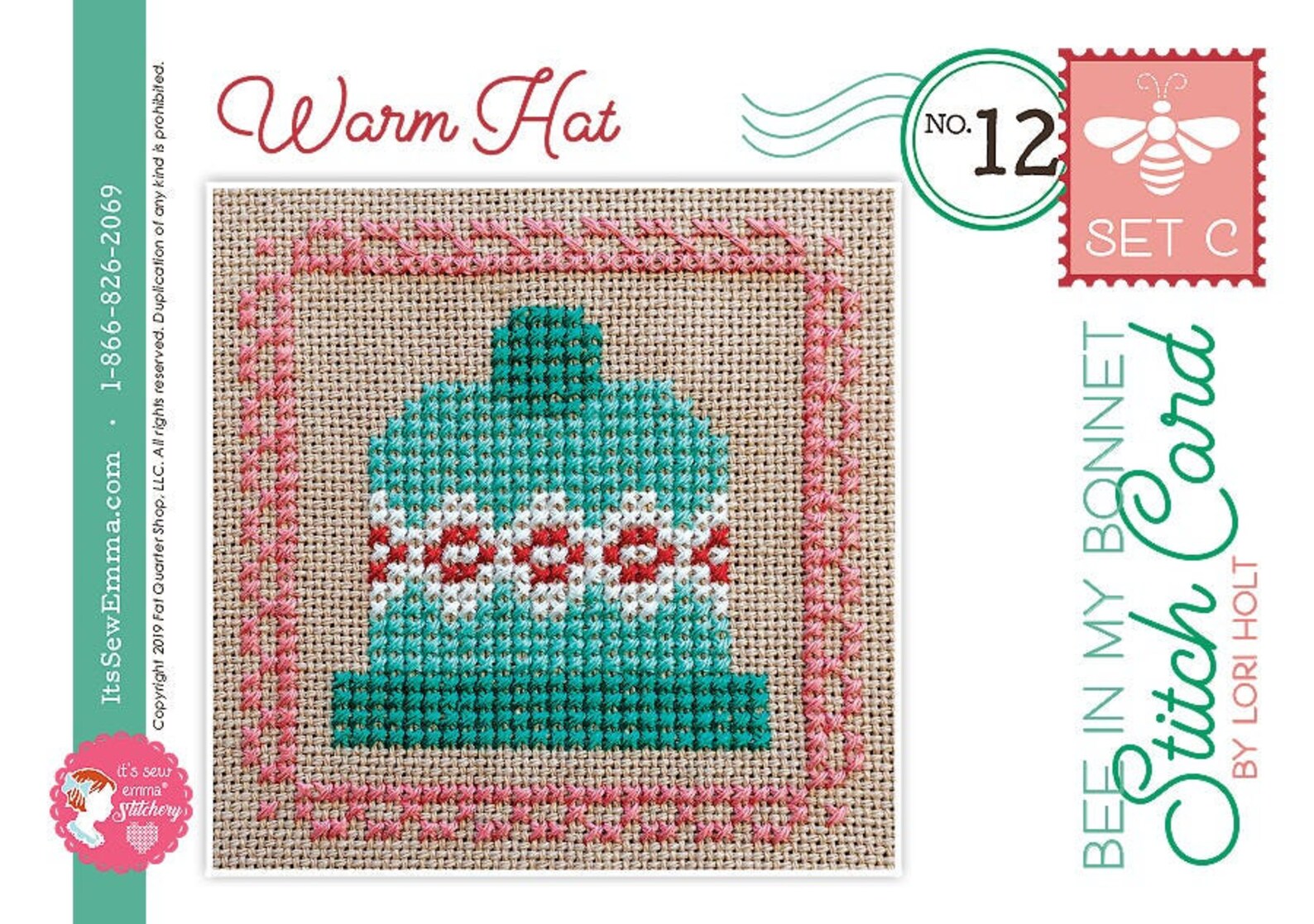 Bee In My Bonnet Stitch Cards Set C By Lori Holt Of Bee In My Etsy