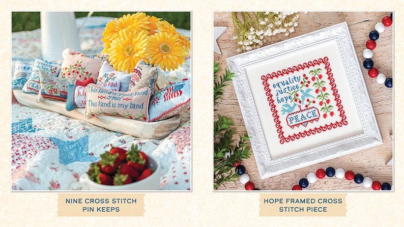 Summer Memories Quilt & Cross Stitch Book by Susan Ache for It's Sew ...