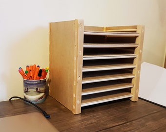 Custom Size Canvas Rack / Art Storage / Box / Compact Sturdy Wooden Shelving Unit, Other Sizes Available