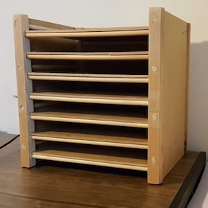 20cm x 20cm Canvas Rack / Art Storage / Box / Compact Sturdy Wooden Shelving Unit, Custom Sizes Available