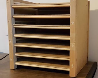 20cm x 20cm Canvas Rack / Art Storage / Box / Compact Sturdy Wooden Shelving Unit, Custom Sizes Available