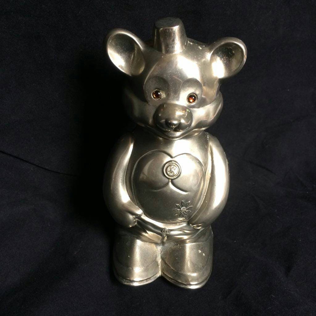 vintage teddy bear money box