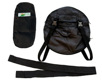 Black Foley Catheter Drainage Bag & Leg Bag Cover Set