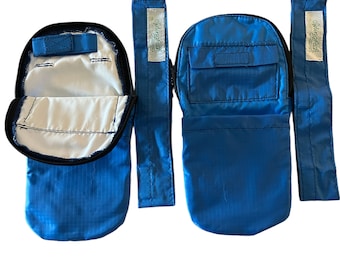 Combo - Double Nephrostomy Outer Bag and Tube Covers Royal Blue