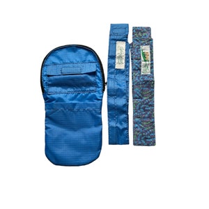 Funda para bolsa de drenaje de nefrostomía: azul real, cinturón ajustable