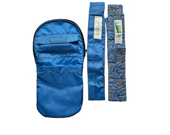 Nephrostomy Drainage Bag Cover Set: Royal Blue, Adjustable Belt