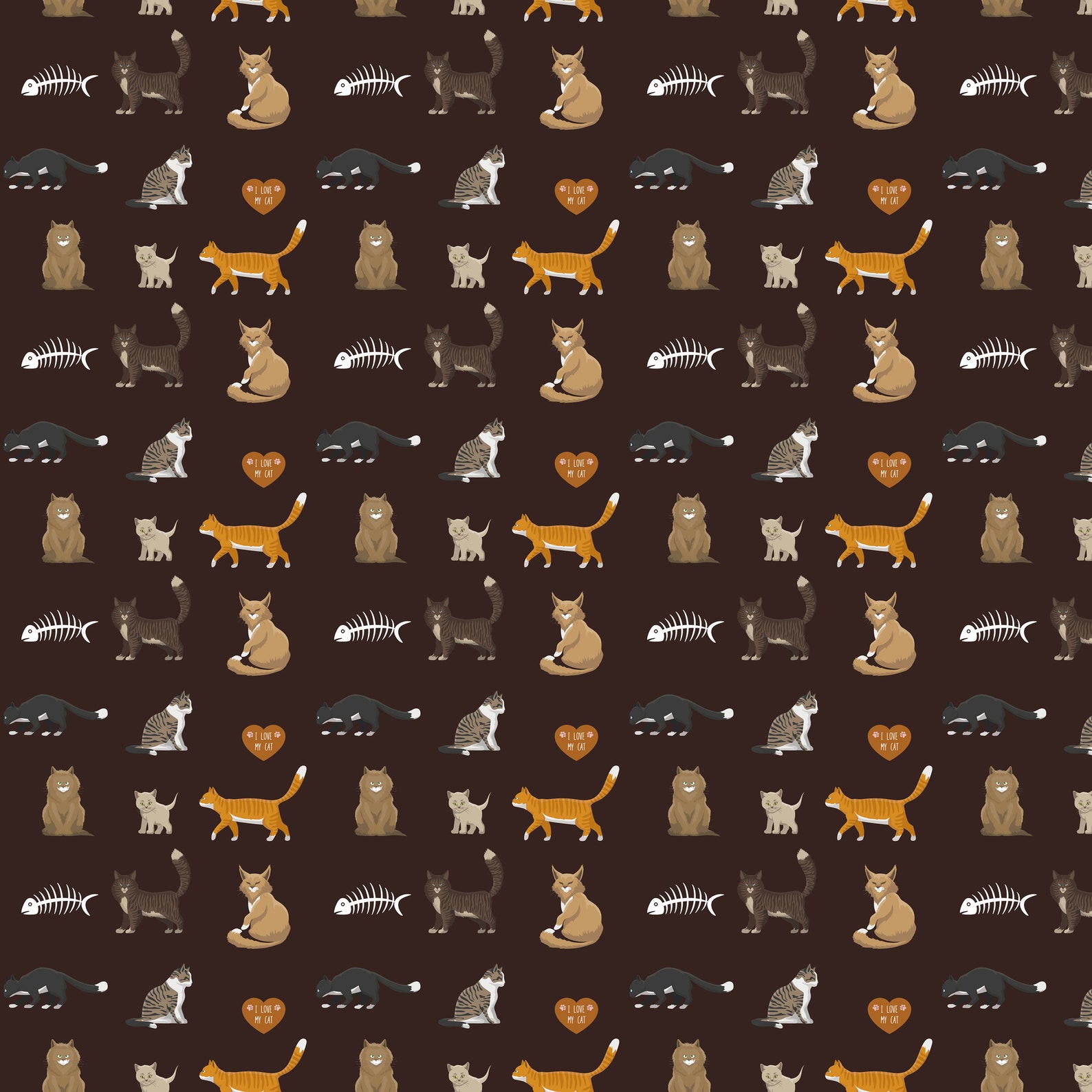 My Pets Digital Paper Dog Wrapping Paper Dog Pattern - Etsy